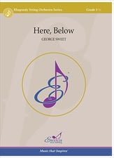 Here, Below Orchestra sheet music cover